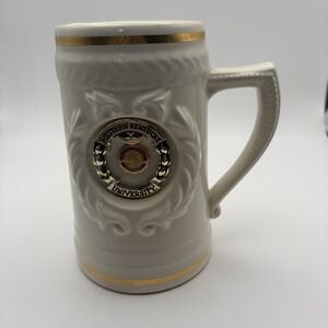Vintage Western Kentucky University Mug with Gold Crest, Wreath and Trim 6.25 In